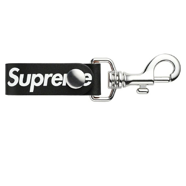 Supreme(シュプリーム)のSupreme Leather Key Loop  ブラック メンズのファッション小物(キーホルダー)の商品写真