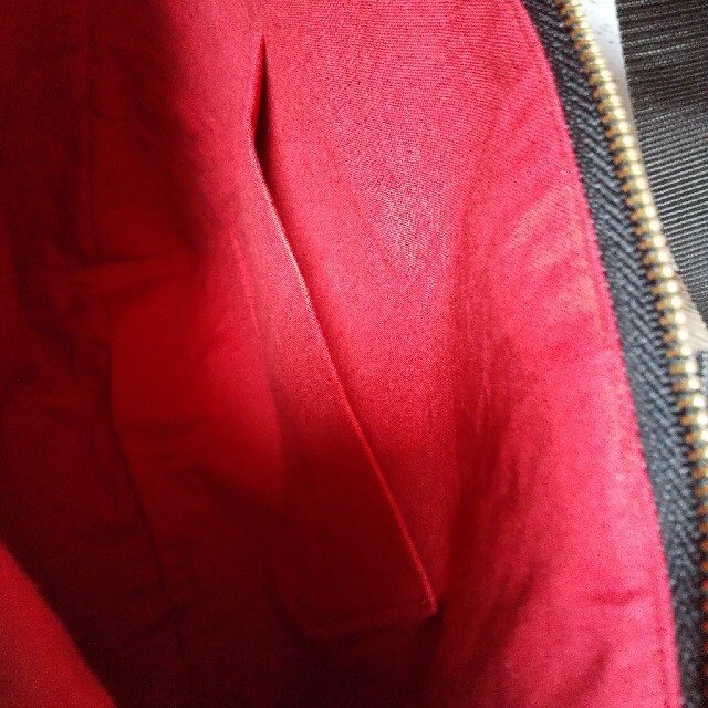 ハンドメイド　ロラライハリス　ファスナー付きトートバッグとポーチ ハンドメイドのファッション小物(バッグ)の商品写真