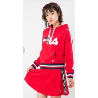 セシルマクビー(CECIL McBEE)の値下げ6/25まで★CECIL McBEE × FILA コラボ セットアップ(トレーナー/スウェット)