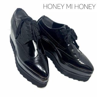 ハニーミーハニー(Honey mi Honey)のHoney mi Honey ハニーミーハニー L 厚底エナメルオックスフォード(ローファー/革靴)