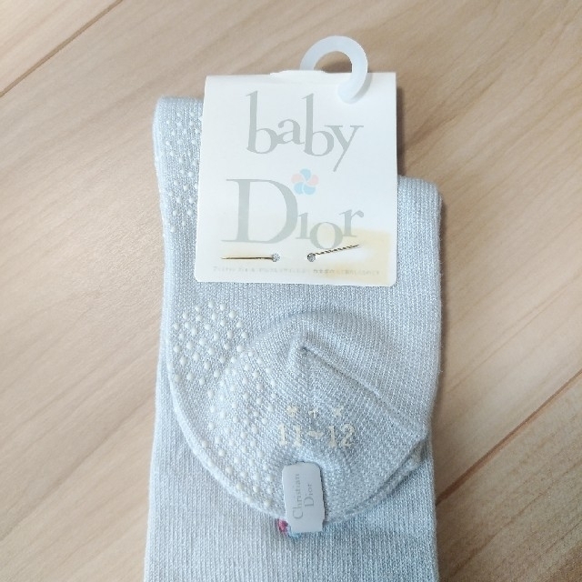 baby Dior(ベビーディオール)の【baby Dior】ベビー靴下(11～12センチ) キッズ/ベビー/マタニティのこども用ファッション小物(靴下/タイツ)の商品写真