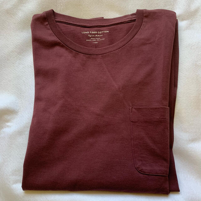 UNITED ARROWS(ユナイテッドアローズ)の☆ユナイテッドアローズ LサイズロングTシャツ メンズ パープル メンズのトップス(Tシャツ/カットソー(七分/長袖))の商品写真