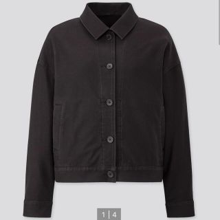 ユニクロ(UNIQLO)のジャージーリラックスジャケット(Gジャン/デニムジャケット)