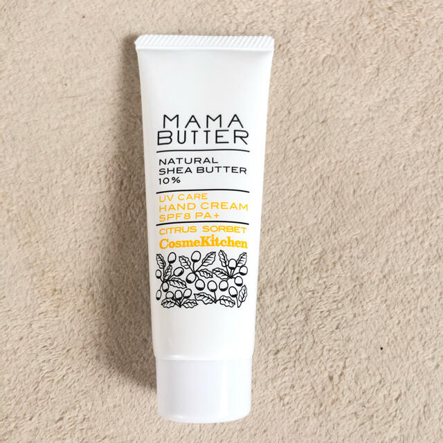 Cosme Kitchen(コスメキッチン)のママバター　UVケア　ハンドクリーム　SPF8 PA+ 40g コスメ/美容のボディケア(日焼け止め/サンオイル)の商品写真