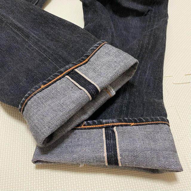 DENIME(ドゥニーム)のDENIME ドゥニーム　オリゾンティ製　ブラック セルビッチデニム　W32 メンズのパンツ(デニム/ジーンズ)の商品写真