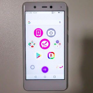 ラクテン(Rakuten)のRakuten Mini（楽天ミニ）クールホワイト(スマートフォン本体)