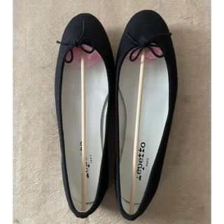 レペット(repetto)の【新品未着用】4/16まで　repetto バレエシューズ【Black】(バレエシューズ)