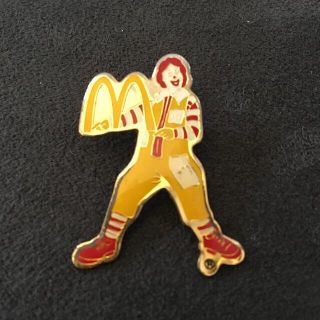 マクドナルド　ドナルド　ピンバッチ(キャラクターグッズ)