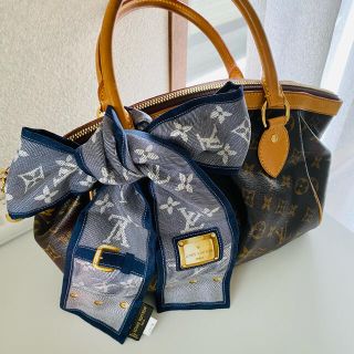 LOUIS VUITTON - ルイヴィトン バンドー ニューデニム スカーフ ヘア ...