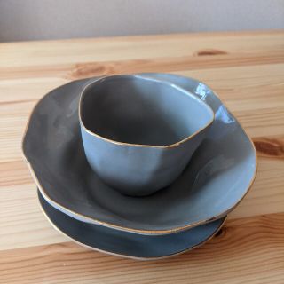 ぴょん様専用 amai アマイ ベトナム 食器 3点セットの通販 by she's