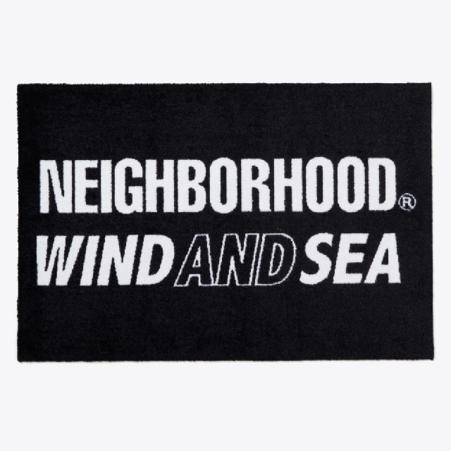 WIND AND SEA SEA (ROUND) MAT / BLACK