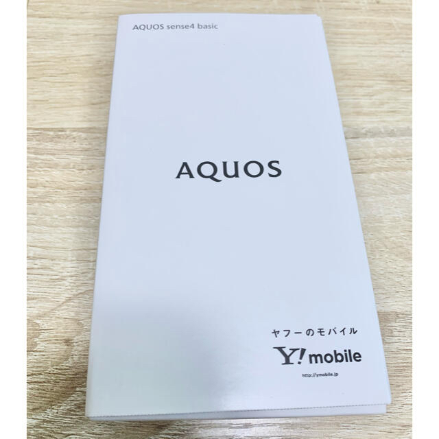 AQUOS sense4 basic Blackスマートフォン/携帯電話