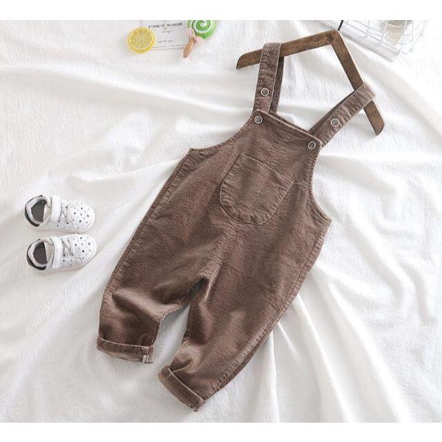 salopette [right brown/100] キッズ/ベビー/マタニティのキッズ服男の子用(90cm~)(パンツ/スパッツ)の商品写真