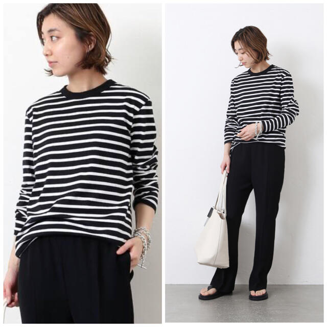 【初回限定お試し価格】 Deuxieme - CLASSE DEUXIEME Classe ボーダー No5 T Stripe Coco