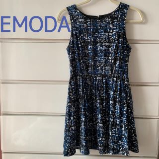 エモダ(EMODA)の美品★EMODA エモダ ノースリーブワンピース(ひざ丈ワンピース)