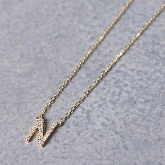 卸売 AHKAH ネックレス <AHKAH(アーカー)>イニシャルN