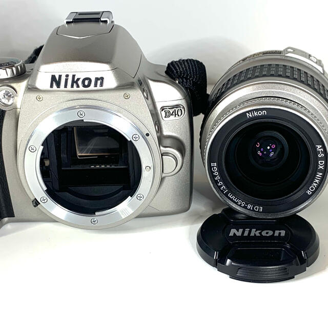美品　デジタル一眼レフ　カメラ　Nikon  D40  wi-fi SD変更可 4