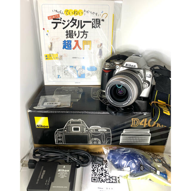 Nikon(ニコン)の美品　デジタル一眼レフ　カメラ　Nikon  D40  wi-fi SD変更可 スマホ/家電/カメラのカメラ(デジタル一眼)の商品写真