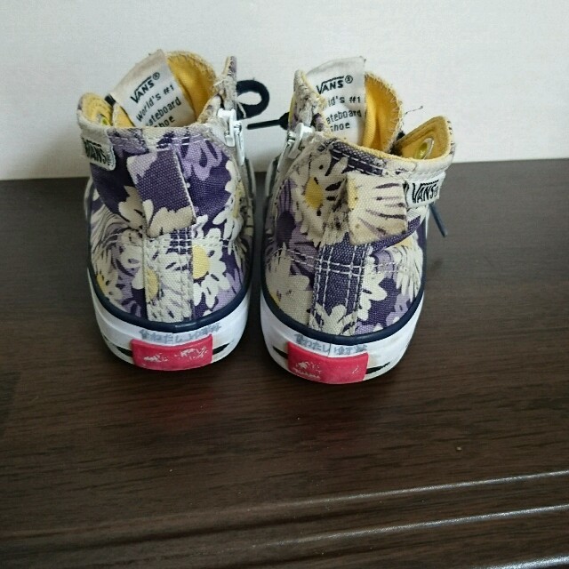 VANS(ヴァンズ)のバンズハイカットスニーカー♡花柄♡VANS14センチ キッズ/ベビー/マタニティのベビー靴/シューズ(~14cm)(スニーカー)の商品写真