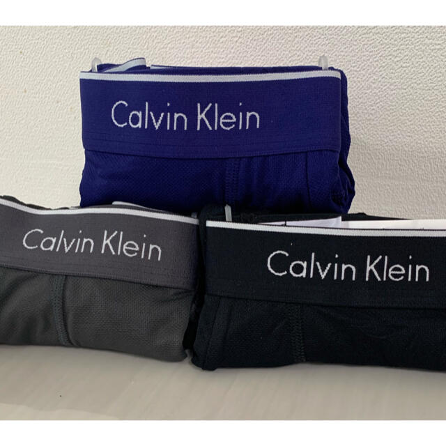 Calvin Klein(カルバンクライン)の☆カルバンクライン☆ボクサーパンツ ☆Mサイズ☆涼感メッシュタイプ☆3枚組 メンズのアンダーウェア(ボクサーパンツ)の商品写真