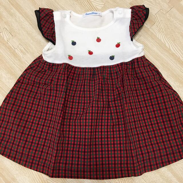 familiar(ファミリア)のfamiliar ファミリア  ワンピース キッズ/ベビー/マタニティのベビー服(~85cm)(ワンピース)の商品写真