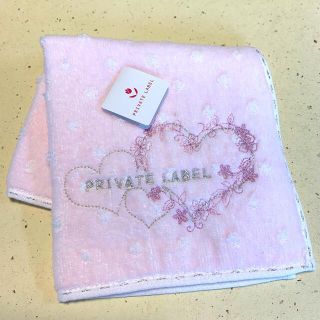 プライベートレーベル(PRIVATE LABEL)のPRIVATE LAVEL 新品　タオルハンカチ(ハンカチ)