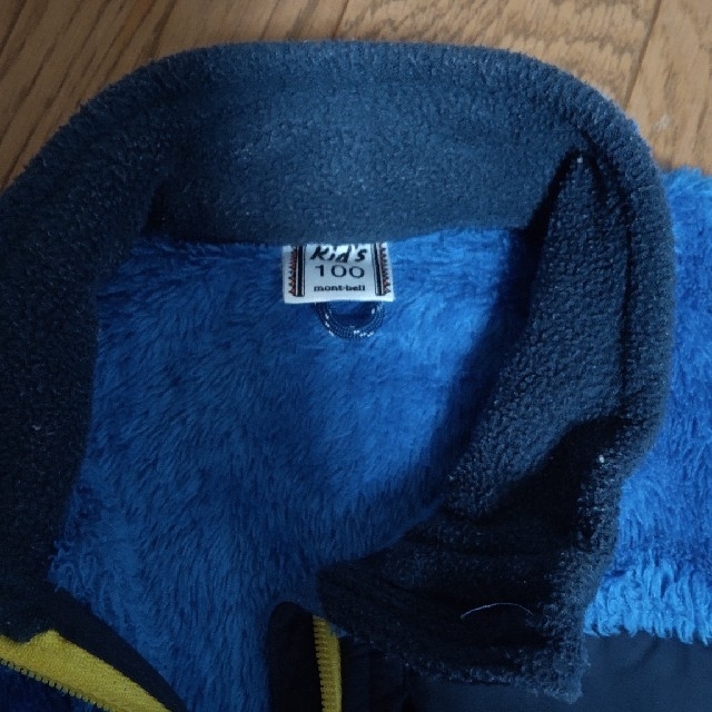 mont bell(モンベル)のモンベル クリマエア フリース ブルー 100 キッズ/ベビー/マタニティのキッズ服男の子用(90cm~)(ジャケット/上着)の商品写真