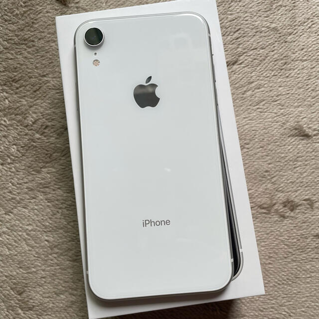 iPhone XR 128GB ホワイト - スマートフォン本体