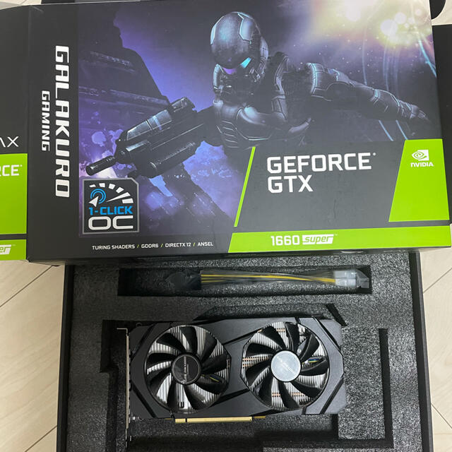 玄人志向 GTX1660super GG-GTX1660SP-E6GB/DF②PCパーツ