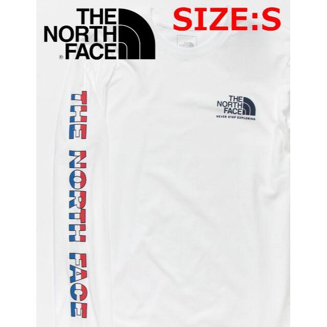 ノースフェイス S USA ロンT 長袖Tシャツ the north face