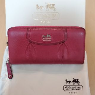 コーチ(COACH)のCOACH　ピンク長財布(財布)