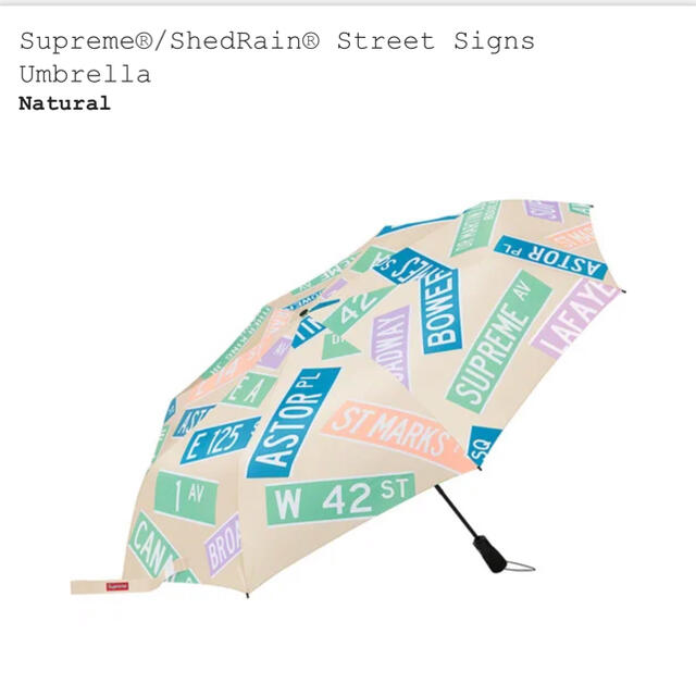 Supreme × ShedRain Street Signs Umbrella