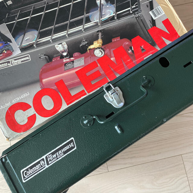 Coleman(コールマン)のColeman パワーハウス　ツーバーナーストーブ　Model 413H499J スポーツ/アウトドアのアウトドア(ストーブ/コンロ)の商品写真