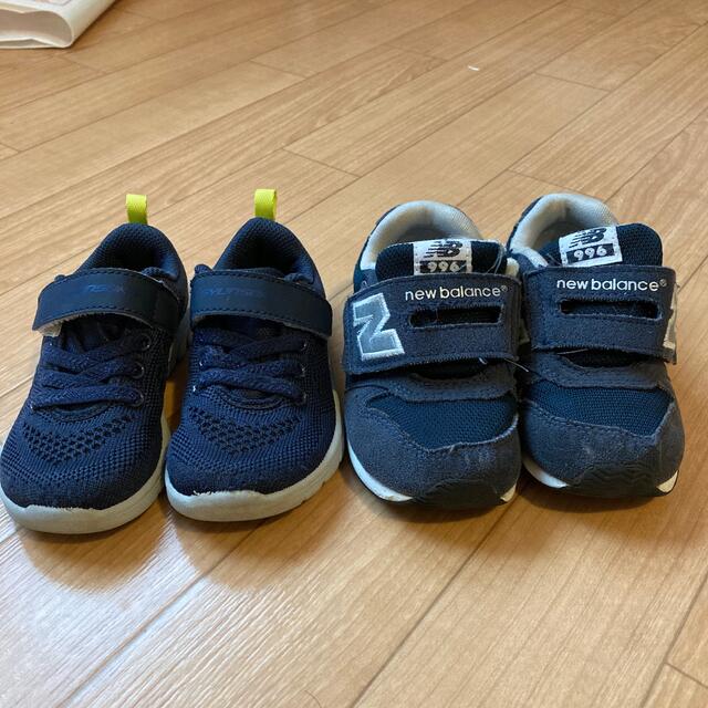 New Balance(ニューバランス)のキッズ男の子１５センチ靴 キッズ/ベビー/マタニティのキッズ靴/シューズ(15cm~)(スニーカー)の商品写真