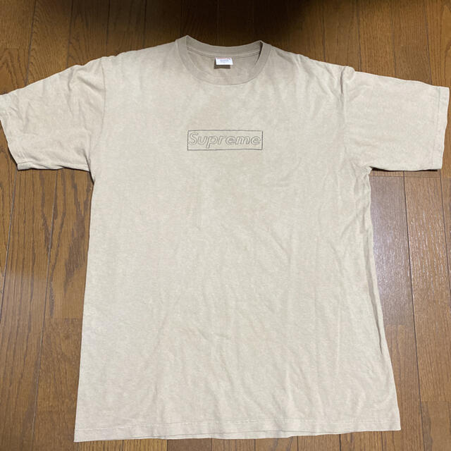 supreme kaws Chalk Logo Tee white S