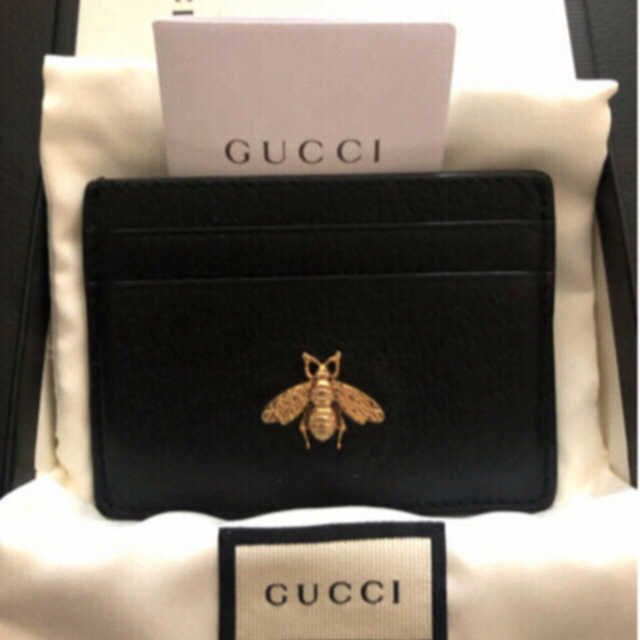 Gucci(グッチ)のセール価格GUCCI グッチ アニマリエ カード蜂Beeケース.🐝 メンズのファッション小物(名刺入れ/定期入れ)の商品写真