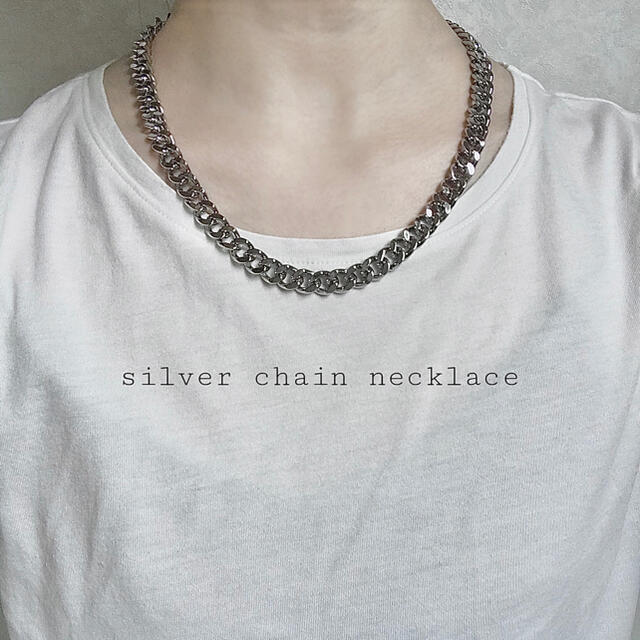 Maison Martin Margiela(マルタンマルジェラ)の再入荷　silver chain necklace レディースのアクセサリー(ネックレス)の商品写真