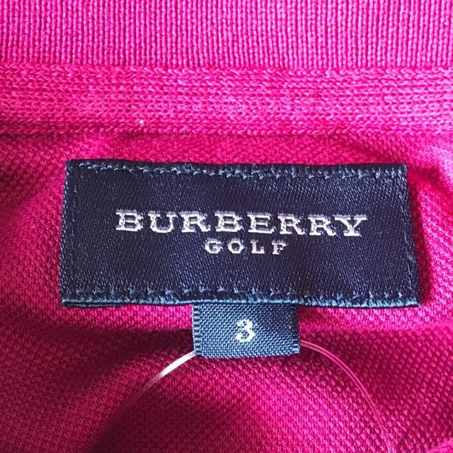 BURBERRY(バーバリー)のバーバリーゴルフ 半袖ポロシャツ 3 L美品  レディースのトップス(ポロシャツ)の商品写真