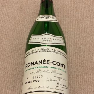 ロマネ　コンティ　DRC 1973 空瓶(ワイン)