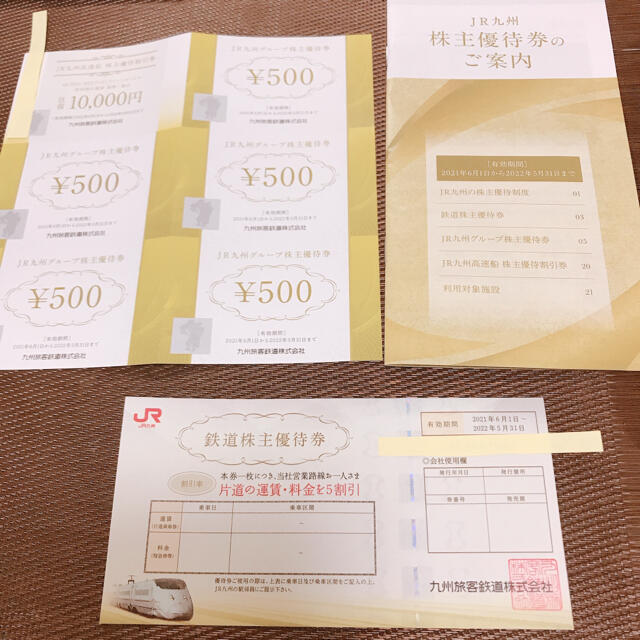 JR(ジェイアール)のJR九州　株主優待件　1枚 チケットの優待券/割引券(その他)の商品写真