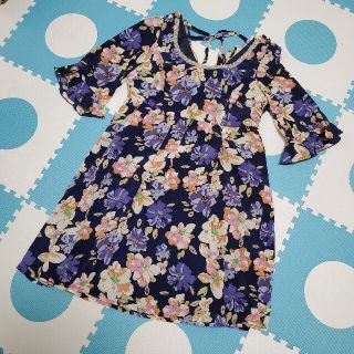 セシルマクビー(CECIL McBEE)の夏ワンピ♡セシル ボタニカル柄ワンピ 新品 size M(ミニワンピース)