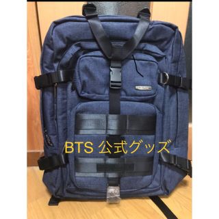 ボウダンショウネンダン(防弾少年団(BTS))のBTS  AGATHA アガタ コラボ リュック M ネイビー 新品 公式(リュック/バックパック)