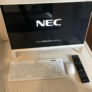 エヌイーシー(NEC)の【美品】NECサウンドByYAMAHA LAVIEホワイト(デスクトップ型PC)