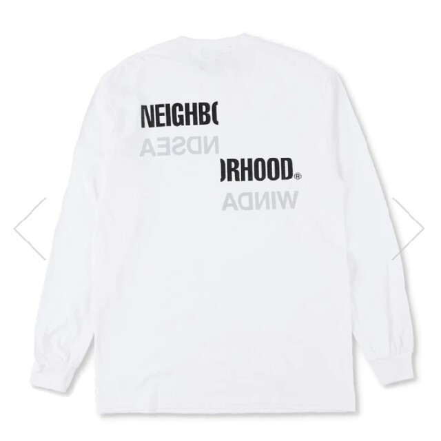 NEIGHBORHOOD × WIND AND SEA LS TEE 白 XL-