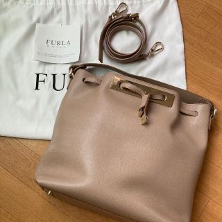 フルラ(Furla)のフルラ　巾着型　2Wayショルダー /トープ(ショルダーバッグ)