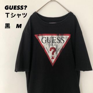 ゲス(GUESS)のGUESS ゲス　Ｔシャツ 黒　Mサイズ(Tシャツ/カットソー(半袖/袖なし))