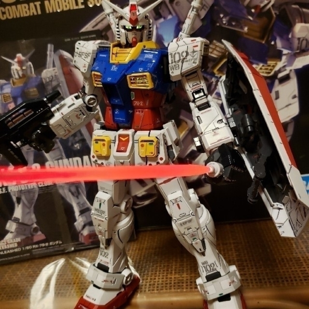 完成品 PG ガンダム UNLEASHED アンリーシュド RX-78 バンダイ - 模型