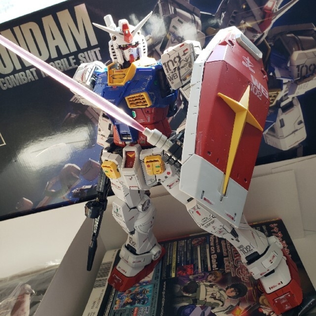 完成品 PG ガンダム UNLEASHED アンリーシュド RX-78 バンダイ