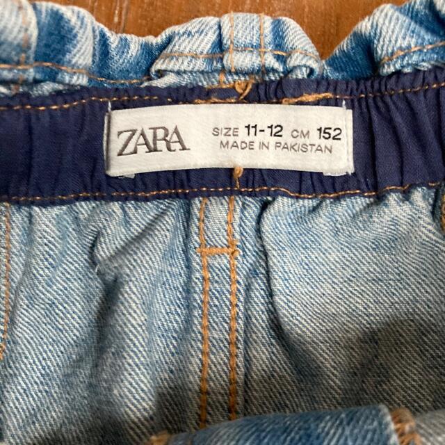 ZARA KIDS(ザラキッズ)のZARA デニムスカート　152cm キッズ/ベビー/マタニティのキッズ服女の子用(90cm~)(スカート)の商品写真