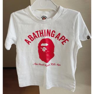 アベイシングエイプ(A BATHING APE)のa bathing ape キッズ　Tシャツ　新品未使用(Tシャツ/カットソー)